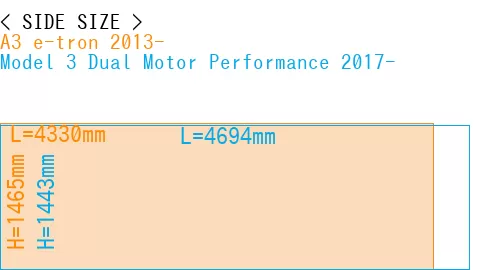 #A3 e-tron 2013- + Model 3 Dual Motor Performance 2017-